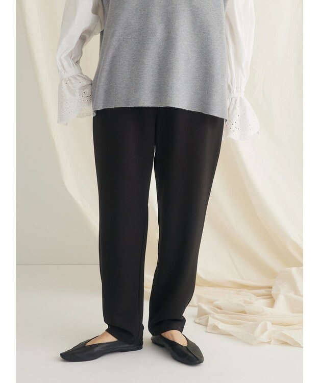 CRAFT STANDARD BOUTIQUE ストレッチカラーイージーパンツ Black