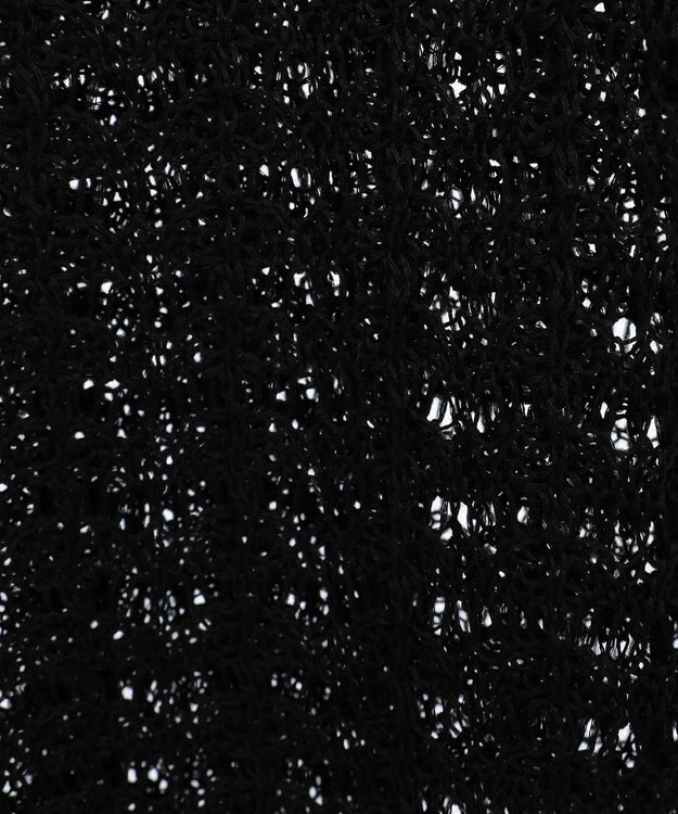 Green Parks ＳＥＴ２点　クロシェ風ニットプルオーバー Black