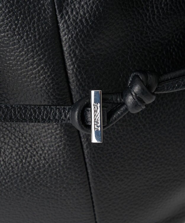 russet レザー2WAYミニトートバッグ(CE-1643) Black