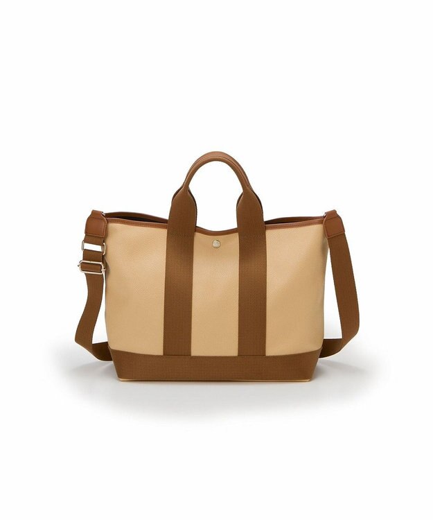 TOPKAPI 【Breath TOPKAPI】SCOTCH GRAIN スコッチグレイン ショルダー付き A4 トート バッグ イエロー