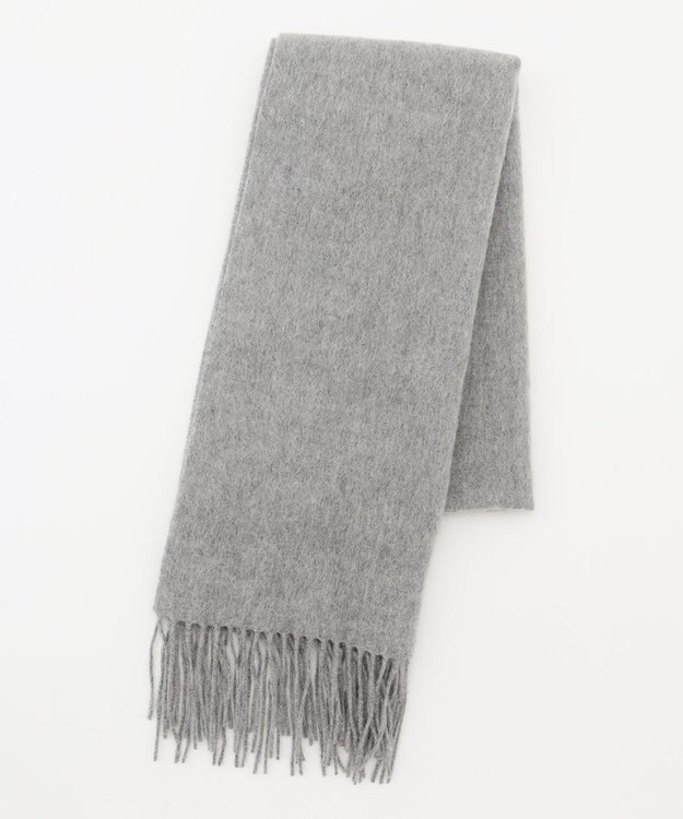 ANY SIS ウールニュアンス ストール ライトグレー