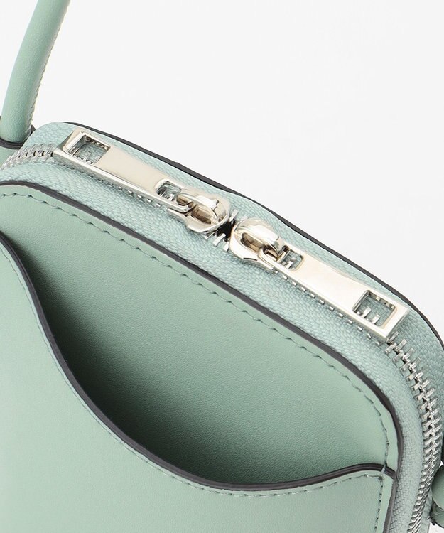 LA BAGAGERIE 【MONICA】サイドノットスクエアポシェット グリーン