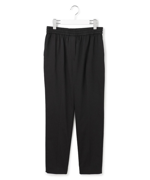 ICB 【裏起毛】 ウォームサテン スティックパンツ ブラック系