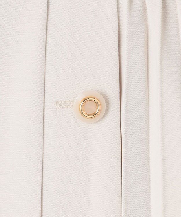 ANY SIS 【洗える】ダブルプリーツコンビ スカート アイボリー