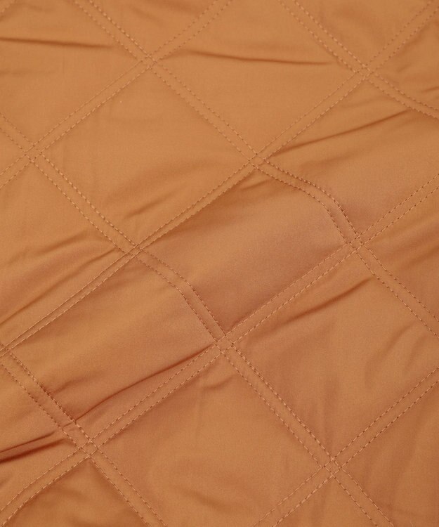 earth music&ecology 【WEB限定】ダブルステッチキルティングコート Brown