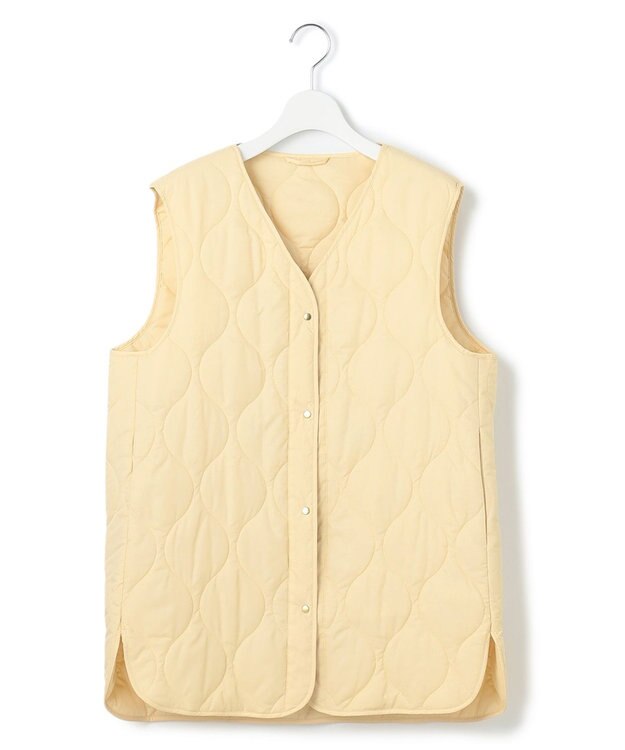 23区 S 【撥水加工/洗える】中綿ベストライナー付き マルチウェイアウター ライトイエロー系