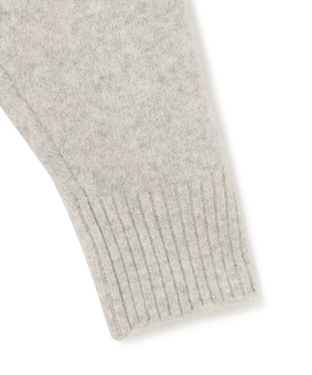 J.PRESS YORK STREET 【UNISEX】FOXMIX ノルディックカウチン ニットカーディガン ライトグレー系5