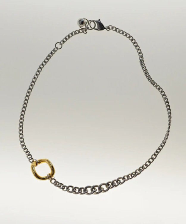 simoe Hug Necklace 01 ネックレス シルバー×ゴールド