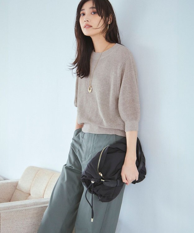 23区 【撥水加工/WEB&一部店舗限定カラーあり】ドロ－ストリング ショルダーバッグ ブラック系