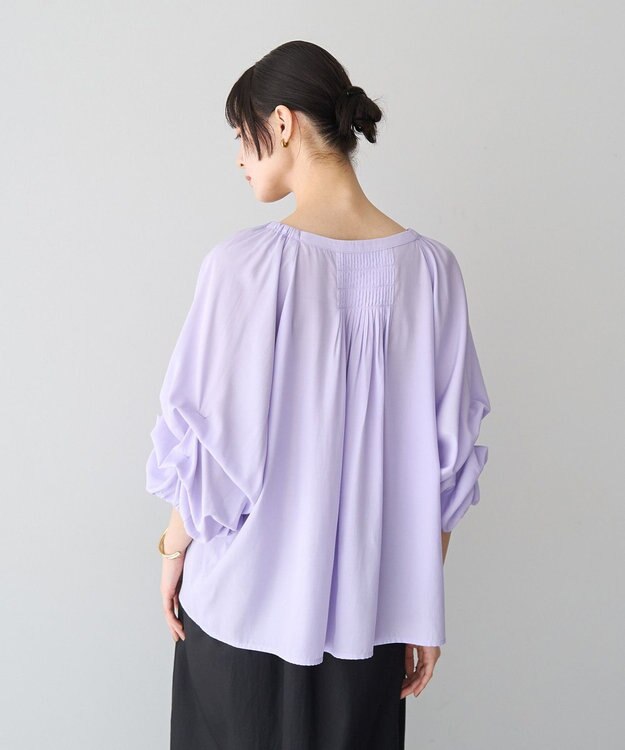 YECCA VECCA ホイップスリーブブラウス Lavender