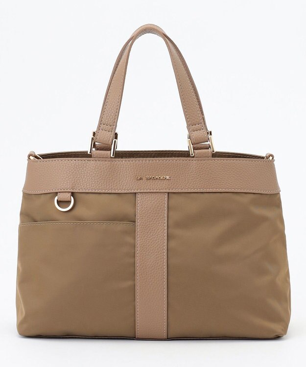 LA BAGAGERIE コンビ2WAYトートバッグ SMALL ベージュ