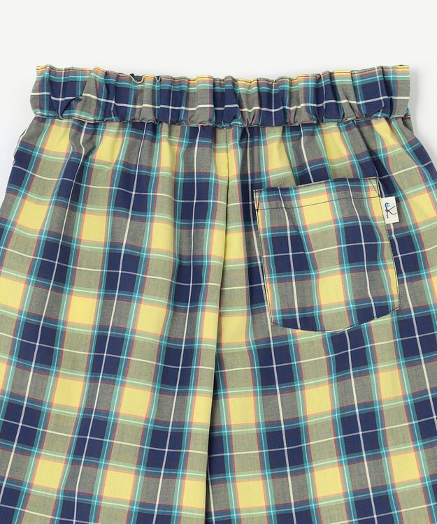 組曲 KIDS 【110-140㎝】チェック ショートパンツ イエロー系5