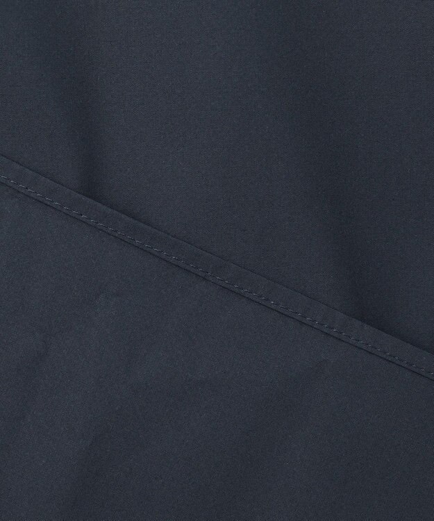 #Newans 【セレモニーにも】オープンカラーペプラムブラウス ネイビー