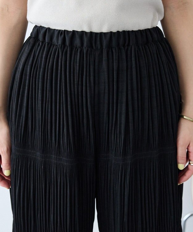 CRAFT STANDARD BOUTIQUE プリーツイージーパンツ Black