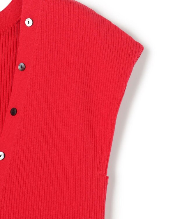 uncrave スムースニット 2WAYジレ スカーレット