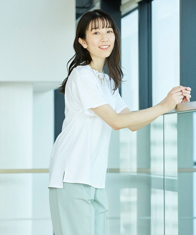 KASHIYAMA 【抗菌消臭】クレンゼ Teeシャツ ホワイト