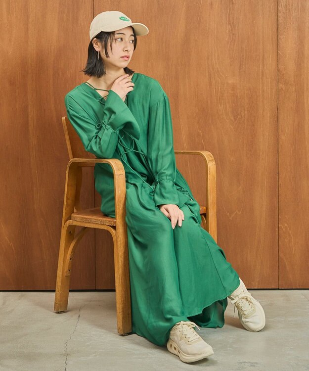 Bridget Birkin 【VINCULUM】厚底メッシュスニーカー アイボリー