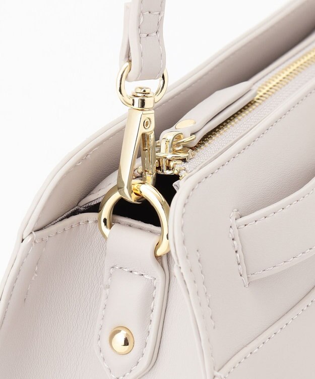 J.PRESS LADIES 【2way・セットアイテム】ノーブルショルダー バッグ ライトグレー系