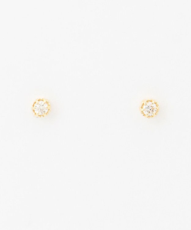 TOCCA 【WEB限定】FLORA K18 DIAMOND  K18 PIERCED EARRINGS K18 ダイヤモンド ピアス ゴールド系