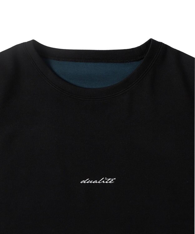 WEGO 【ユニセックス着用アイテム/リバーシブル】リバーシブルワンポイントT（S） ブラック