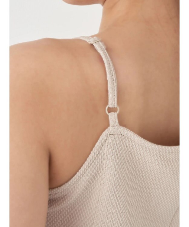 earth music&ecology ＳＥＴ２点　マルチウェイボレロキャミワンピース Beige