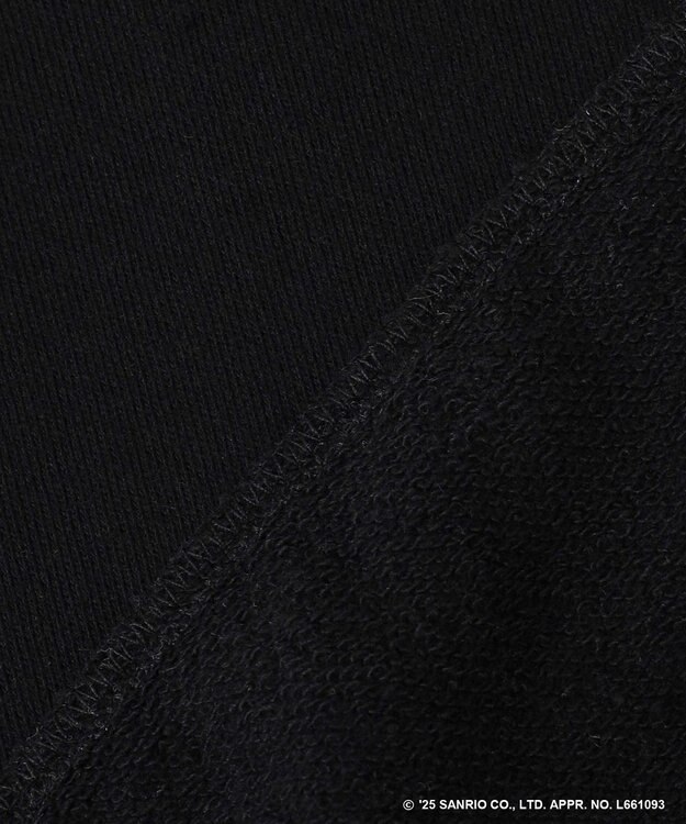 ANY KIDS 【マイメロディ＆クロミ×ANY KIDS】アップリケ トレーナー ブラック×クロミ