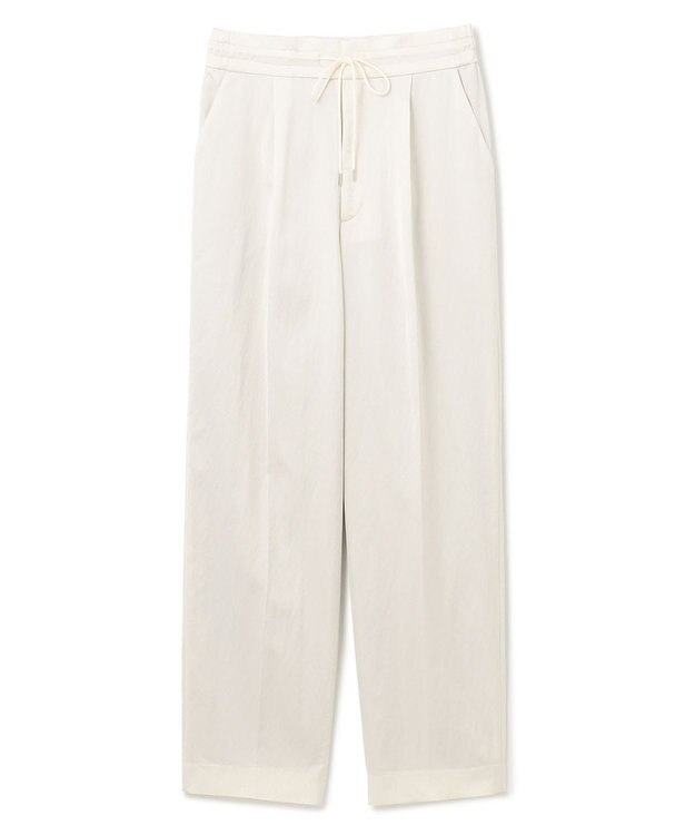 uncrave 【洗える】サテン ドロストパンツ（uncrave STANDARD） オフ