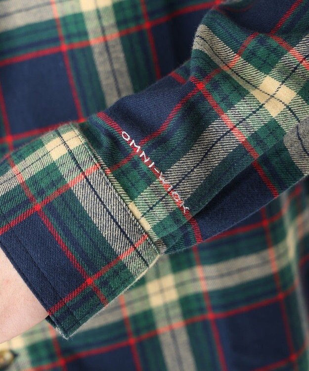 Columbia Columbia/ フレアガンストレッチフランネルシャツ /コロンビア Coll Navy Two Lane Tartan