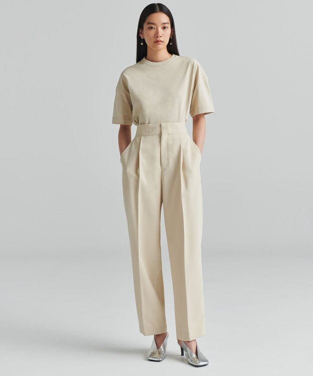 NAVE 【ReNAVE 接触冷感・UVカット・洗える】ファンクションＴシャツ ベージュ