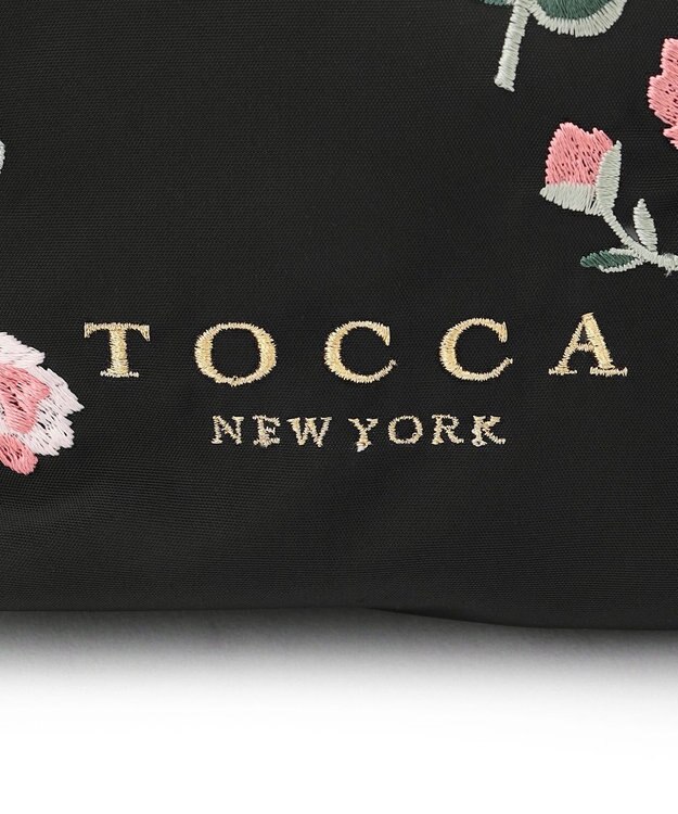 TOCCA 【一部カラー撥水】BOUQUET DE REVE POUCH ポーチ ブラック系