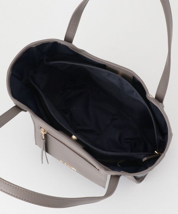 LA BAGAGERIE リサイクルレザー　フラップトート ネイビー