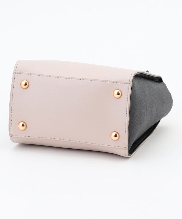 組曲 2WAYハンドルスクエアショルダー バッグ Mini アイスグレー系1