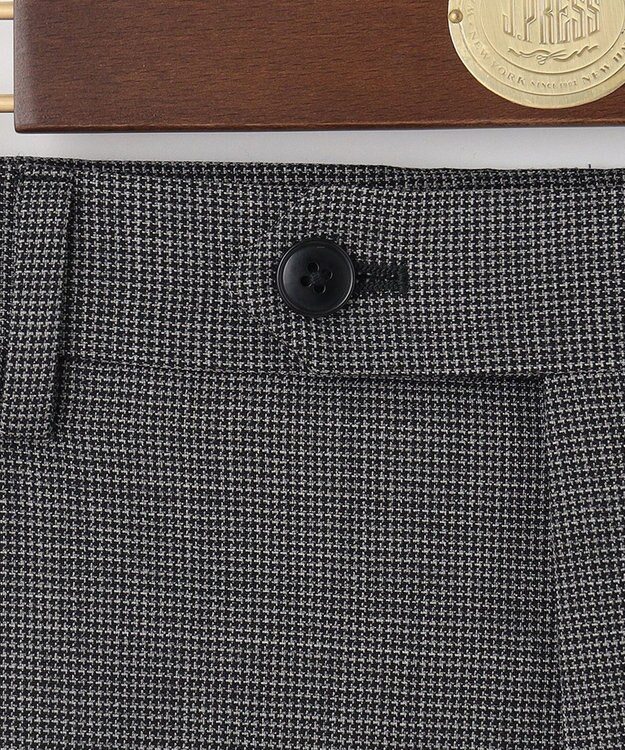 J.PRESS MEN 【J.PRESS BASIC】ペピンメリノコンフォート ラスティックハウンドトゥース スラックス グレー系8