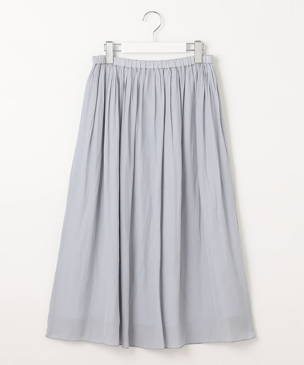 J.PRESS LADIES 【洗える】 Dyed Dechine Air Flow スカート サックスブルー系