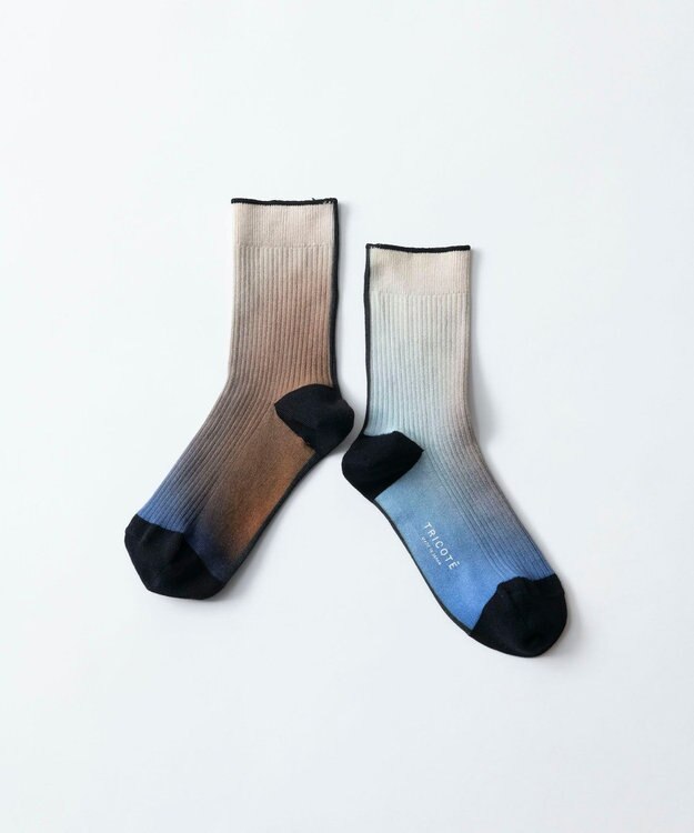 TRICOTE GRADATION LINK SOCKS／グラデーションリンクソックス 32BLUE