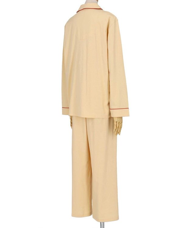 une nana cool 【綿100％】ハイゲージ天竺パジャマ　ＭＡＤＥ　ＷＩＴＨ　ＬＩＢＥＲＴＹ　ＦＡＢＲＩＣ YE