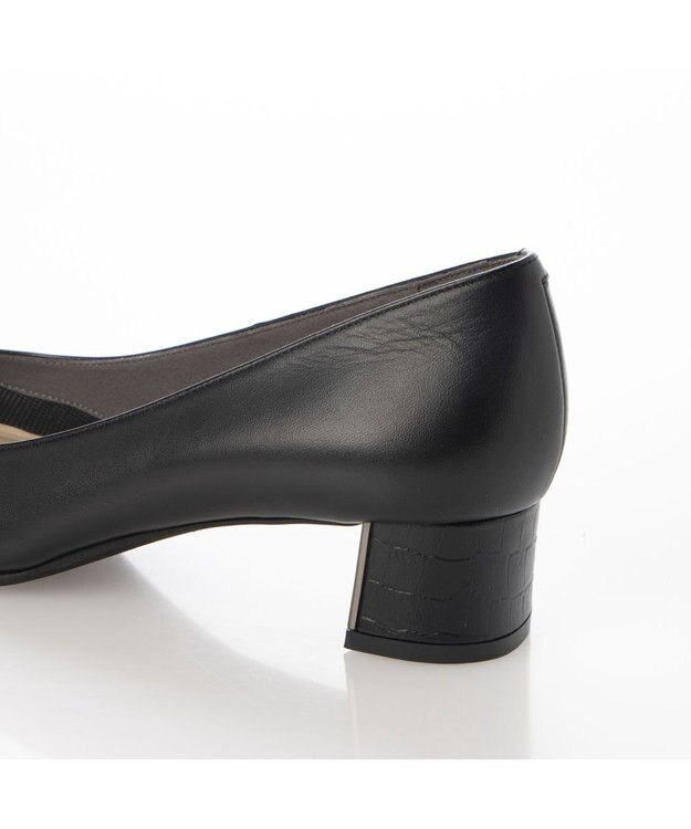 Riz raffinee <Riz raffinee>スクエアトゥプレーンパンプス ブラック