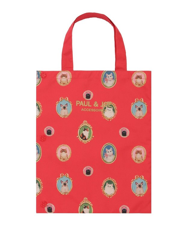 MOONBAT ポール & ジョー (PAUL & JOE　ACCESSOIRES) トート型吸水傘袋 レッド