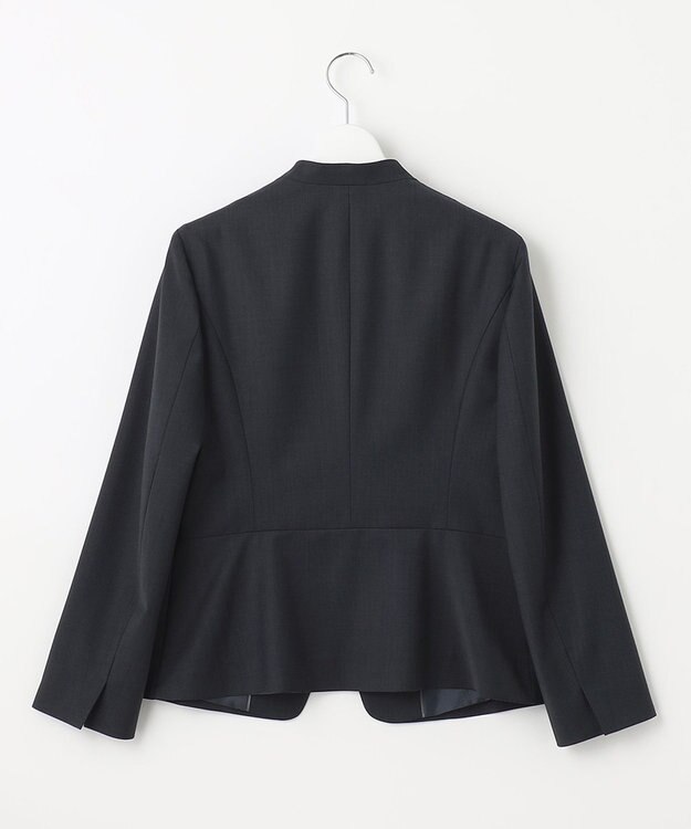 J.PRESS LADIES S BAHARIYE ノーカラー ジャケット ネイビー系