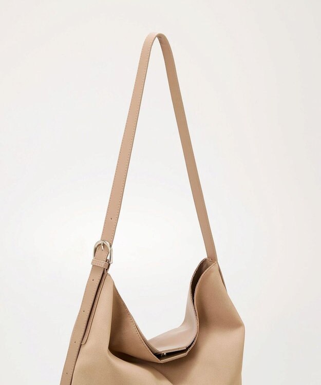 TOPKAPI 【TREASURE TOPKAPI】ラウンド ビッグ ショルダーバッグ ベージュ