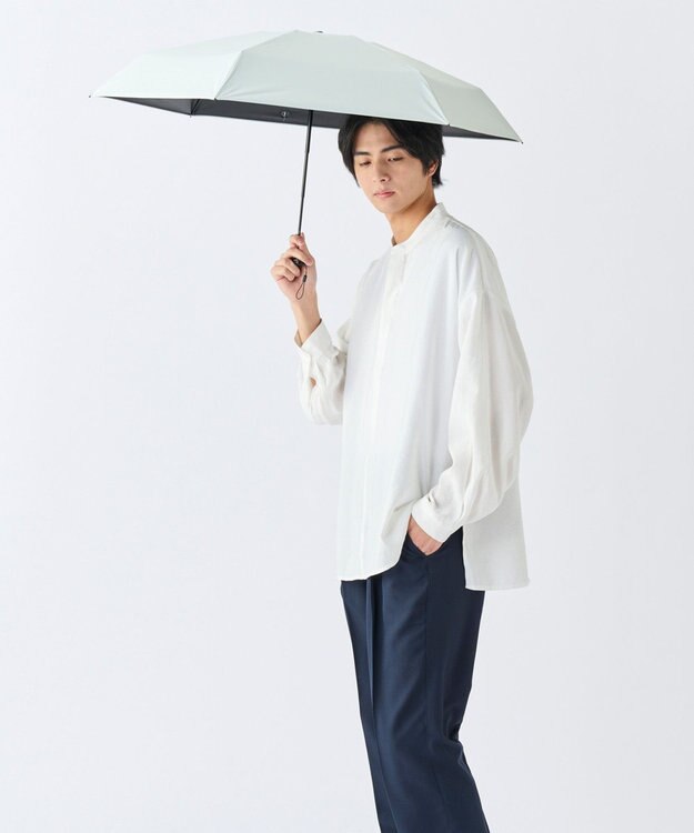 MOONBAT 【遮光100％/超軽量/大きめ】マジで軽い傘 晴雨兼用 折りたたみ日傘 マジカルテックプロテクション 61cm ホワイト