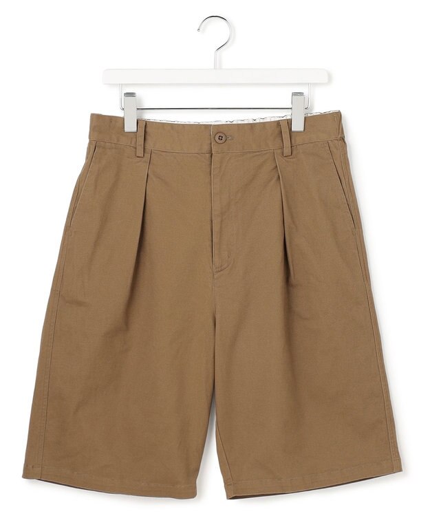 J.PRESS YORK STREET 【UNISEX】チノハーフパンツ カーキ系