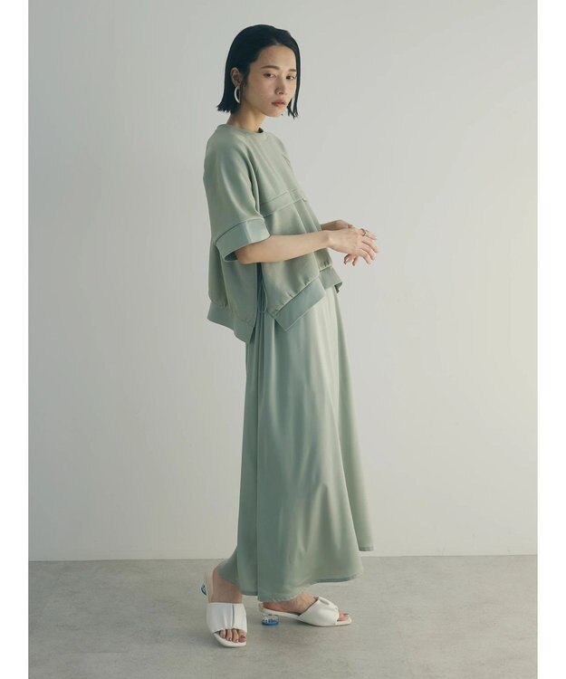 Green Parks armonia．カットレイヤードワンピース Mint