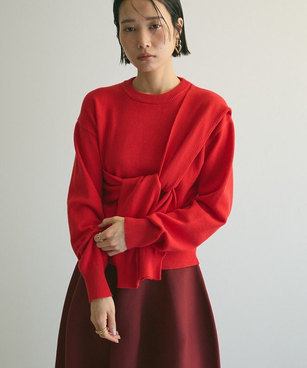 Green Parks armonia．ツイストレイヤードプルオーバー