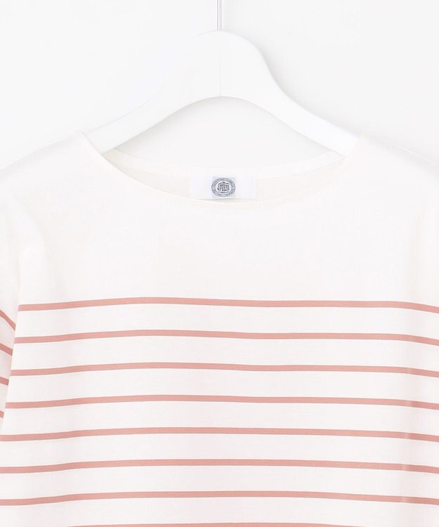 J.PRESS LADIES バスクボーダー カットソー ピンクボーダー系