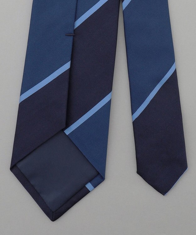 GOTAIRIKU GOTAIRIKU別注【MANTERO SETA/マンテロ・セタ】ネクタイ_紺レジメンタル ネイビー系1