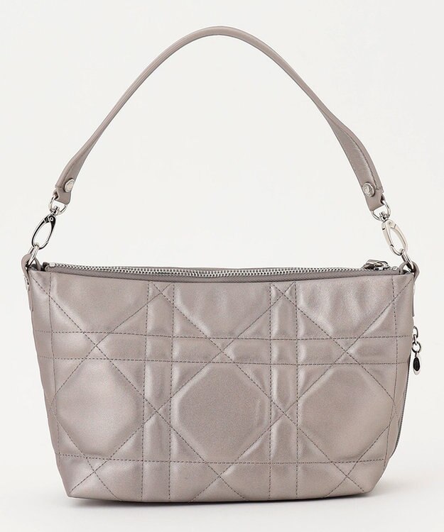 LA BAGAGERIE シープキルティング　2WAYショルダー ガンメタリック