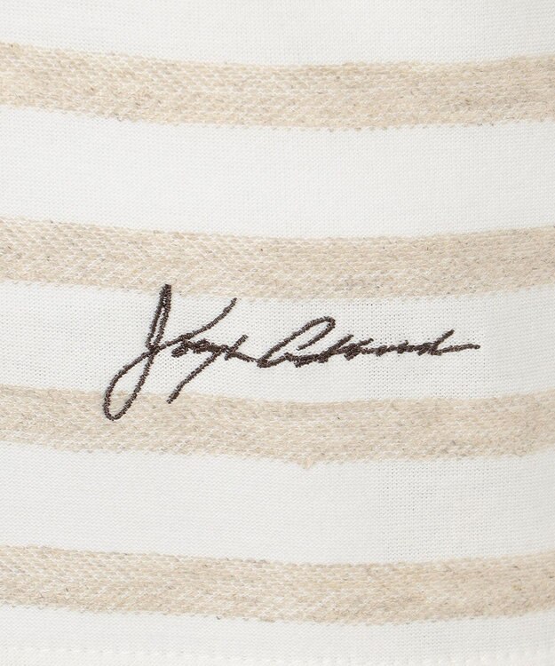 JOSEPH ABBOUD MOUNTAIN 【SPACE】OGリネンボーダー Tシャツ アイボリー系2