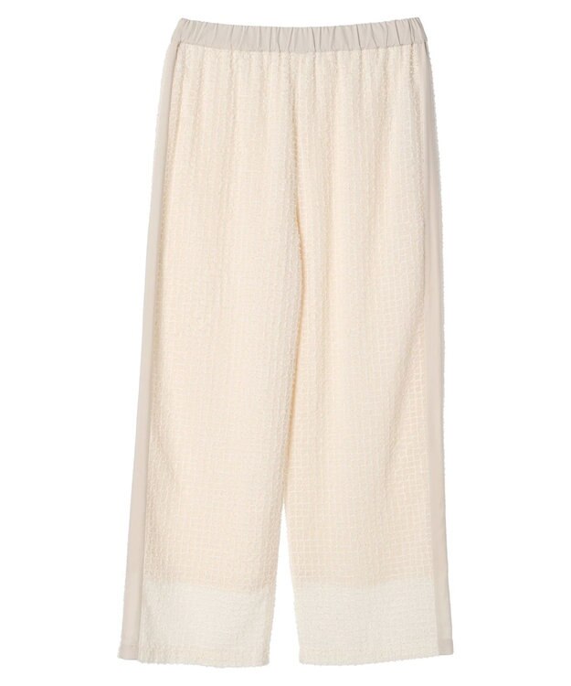 AMERICAN HOLIC 刺繍スクエアパンツ Ivory