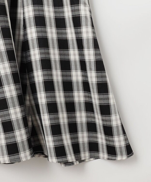 Feroux 【洗える】ニットコンビ ワンピース ブラック系2